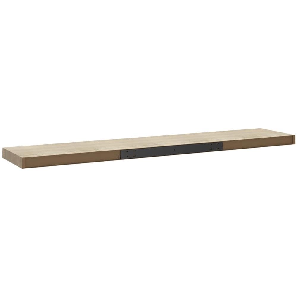 Scaffali A Parete 2 Pz Rovere 120x23,5x3,8 Cm In Mdf - Foto 8