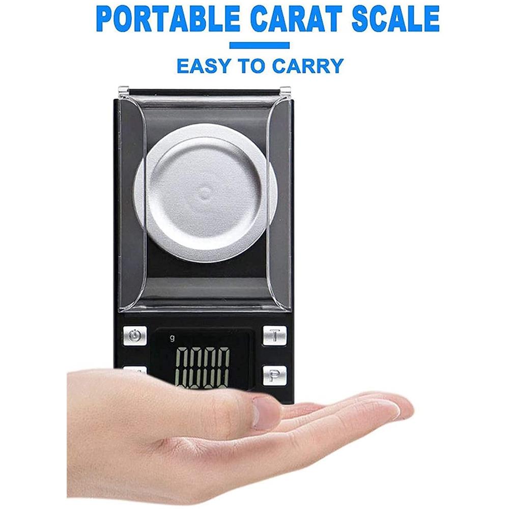 Mini Bilancia Digitale In Formato Tascabile 50 G / 0,001 G - Foto 2