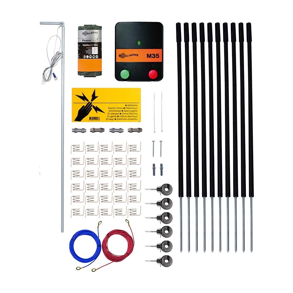 Kit Recinzioni Elettriche Per Stagno E Giardino 50 Cm Con Elettrificatore M35 Da 230v - Foto 1