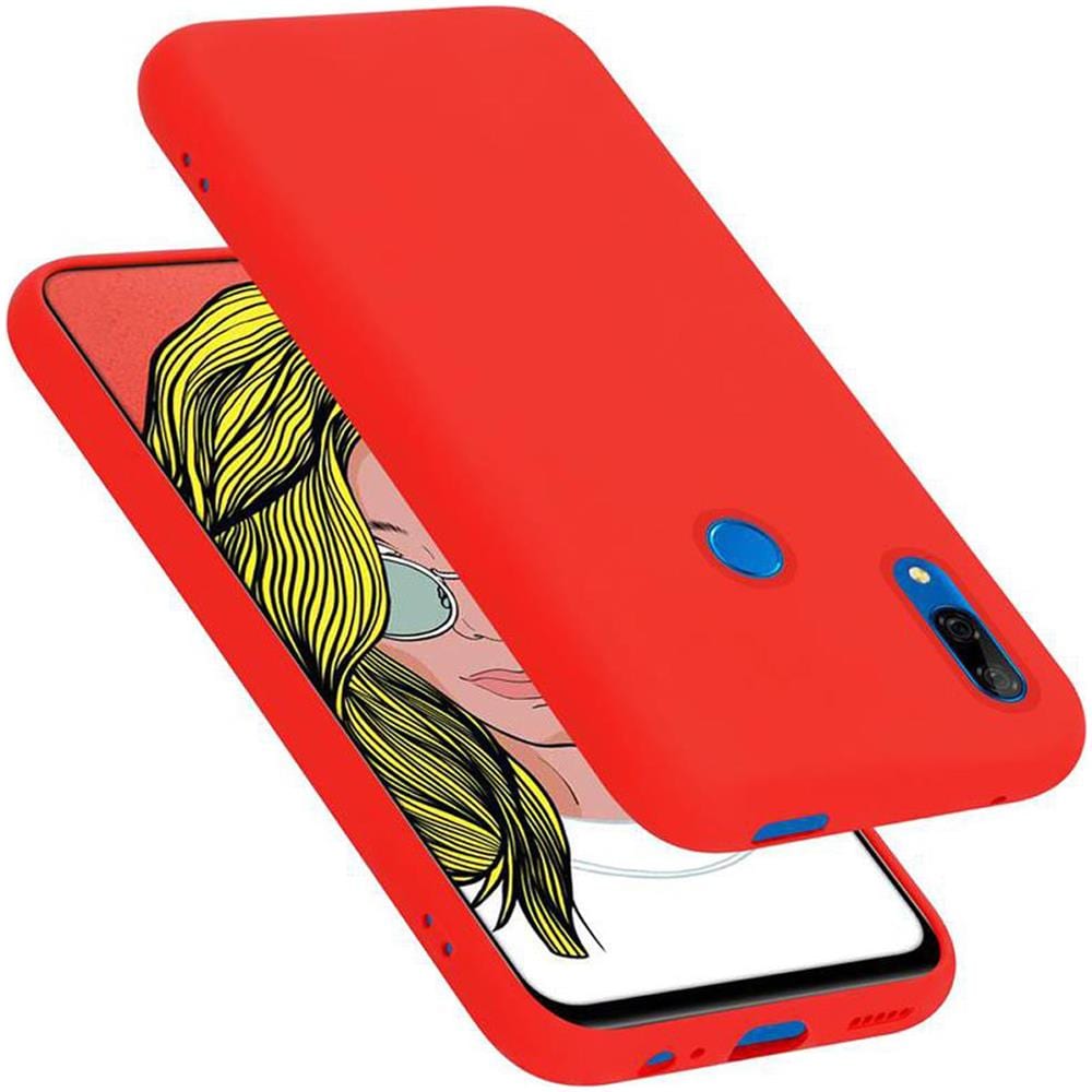 Custodia Compatibile Con Huawei P Smart Z / Y9 Prime 2019 / Enjoy 10 Plus In Liquid Rosso - Coperchio Protettivo In Silicone Tpu Flessibile - Foto 1