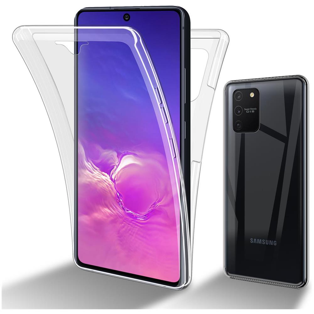 Custodia Compatibile Con Samsung Galaxy A91 / S10 Lite / M80s In Transparente - 360° Full Body Copertura Protettiva - Protezione Anteriore E Posteriore, Protezione A Tutto Tondo Con Protezione Del Display - Foto 1