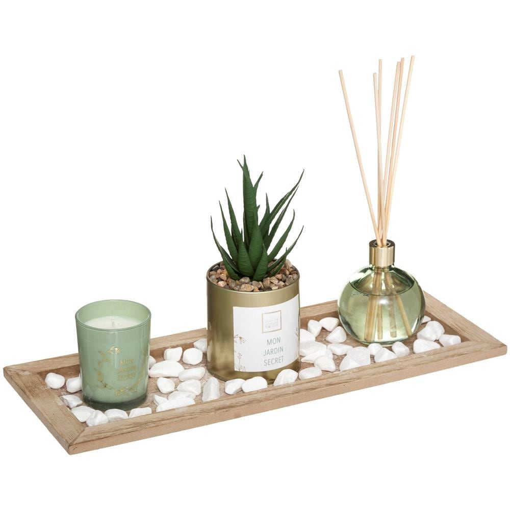 Set Fragranza Secret Garden, Candela E Diffusore Con Bastoncini - Foto 1