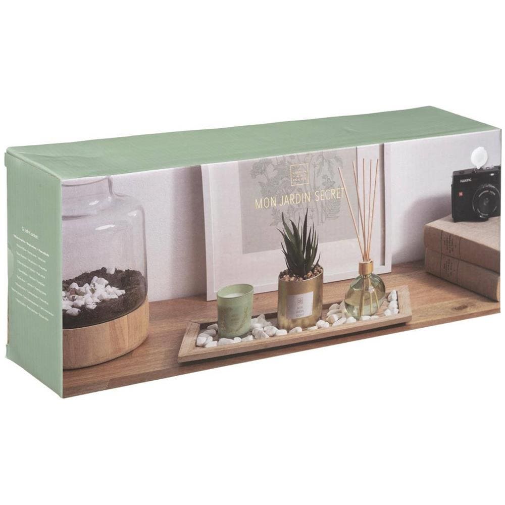 Set Fragranza Secret Garden, Candela E Diffusore Con Bastoncini - Foto 2
