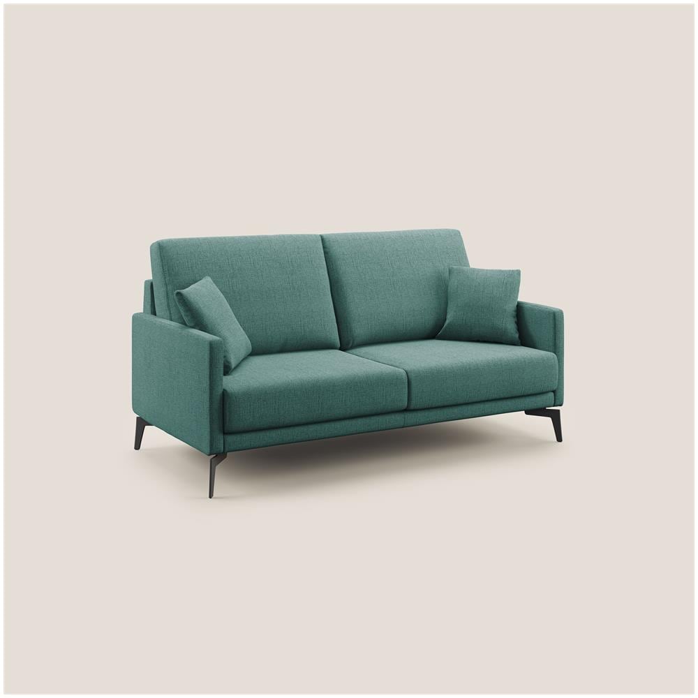 Saturno Divano Lineare In Tessuto Impermeabile T03 Verde Acqua - Foto 2