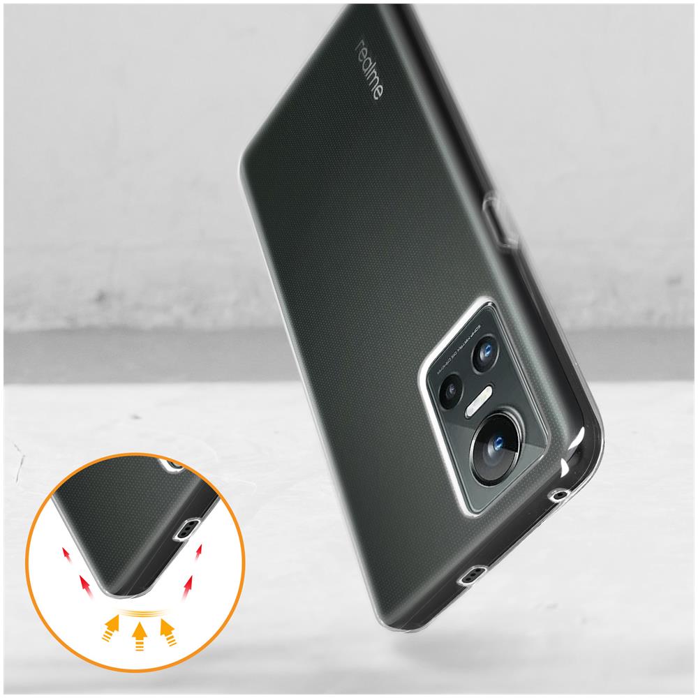 Cover Realme Gt Neo 3 Gel Di Silicone Flessibile Sottile E Leggera Trasparente - Foto 5