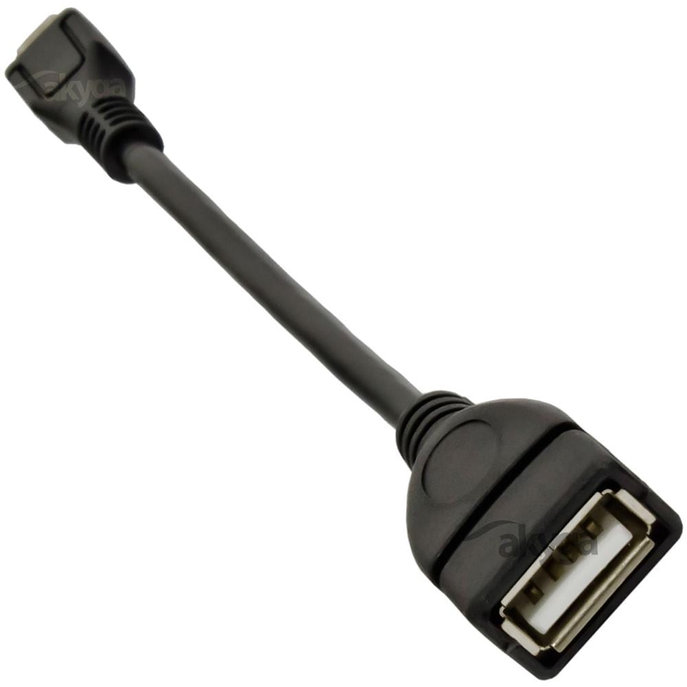 AK-AD-09 cavo USB 0,15 m USB 2.0 USB A Micro-USB B Nero - Foto 3
