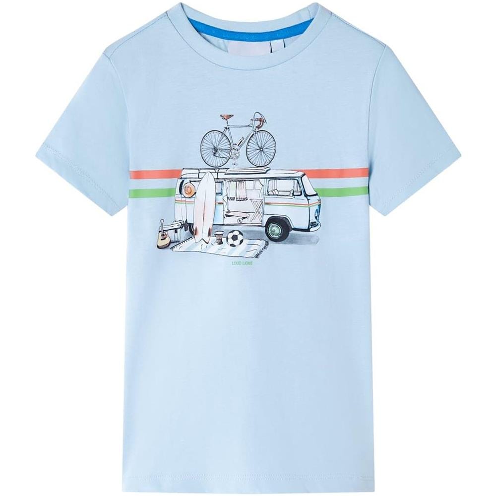 Maglietta da Bambino Azzurra 92 - Foto 1