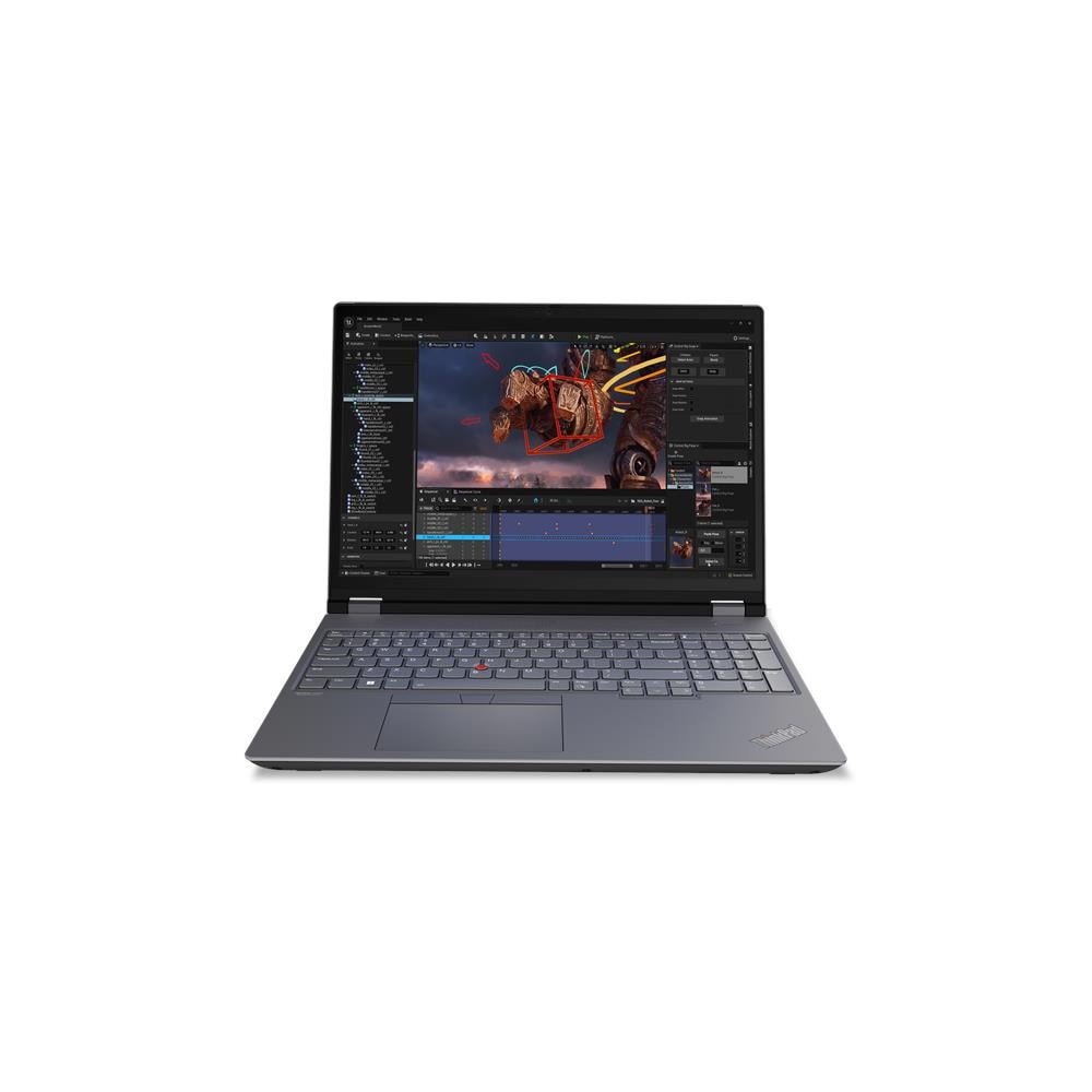 ThinkPad P16 Intel® Core™ i9 i9-13980HX Workstation mobile 40,6 cm (16") WQXGA 32 GB DDR5-SDRAM 1 TB SSD NVIDIA RTX 3500 Ada Wi-Fi 6E (802.11ax) Windows 11 Pro Francese Grigio, Nero - Foto 1