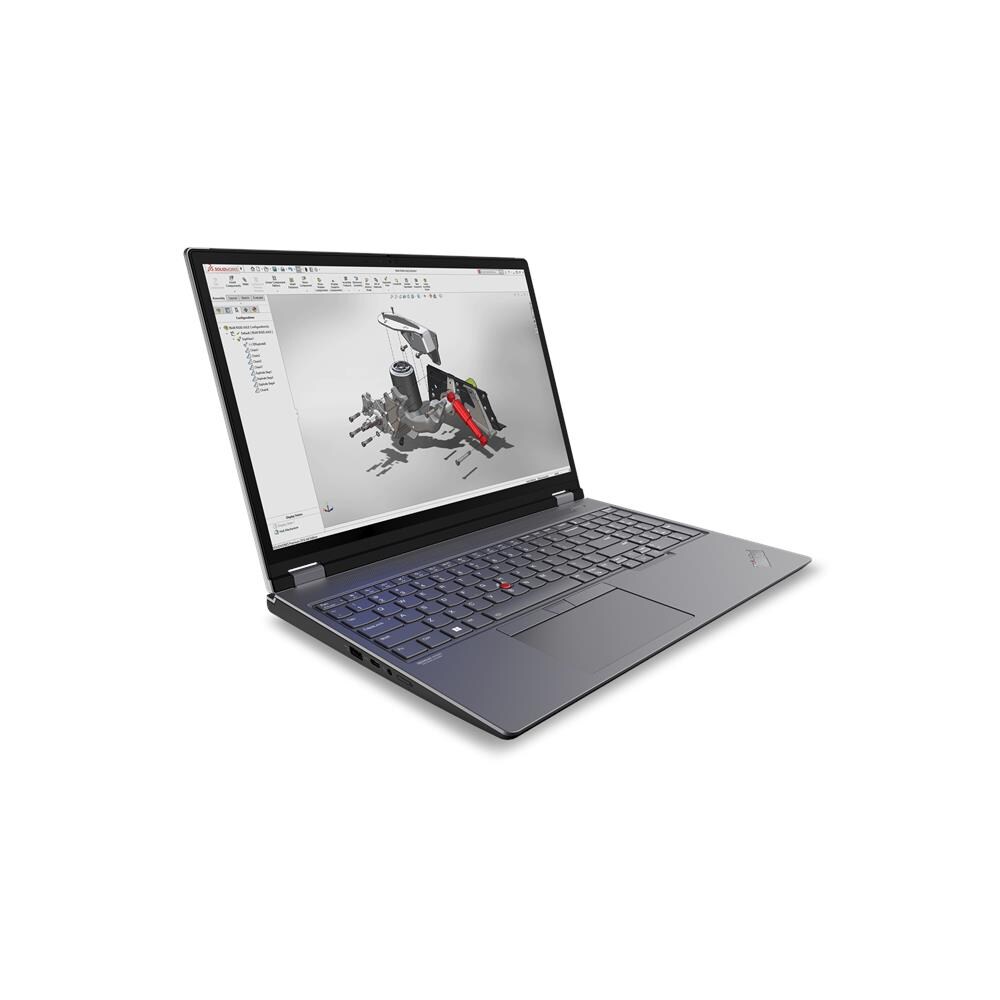 ThinkPad P16 Intel® Core™ i9 i9-13980HX Workstation mobile 40,6 cm (16") WQXGA 32 GB DDR5-SDRAM 1 TB SSD NVIDIA RTX 3500 Ada Wi-Fi 6E (802.11ax) Windows 11 Pro Francese Grigio, Nero - Foto 2