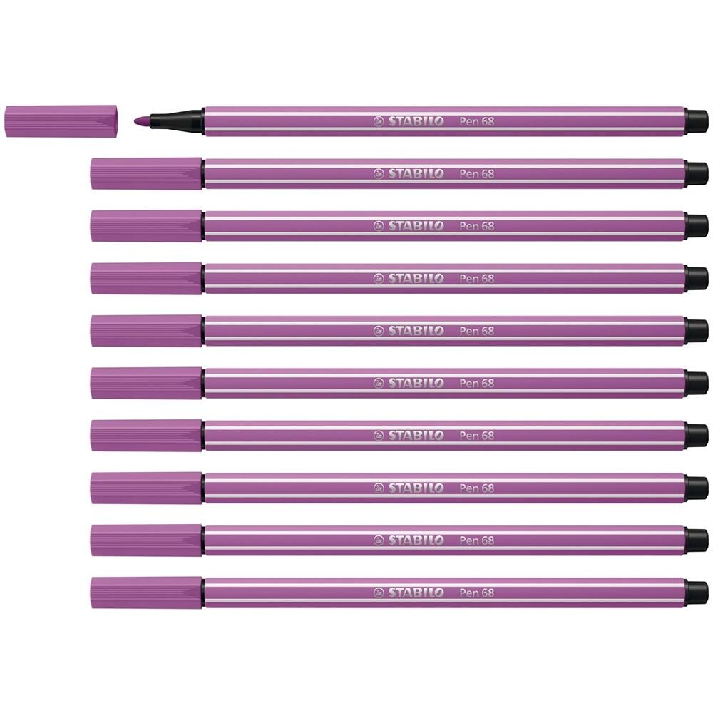 Pen 68 - Pennarello Premium - Confezione da 10 - Prugna - Foto 1