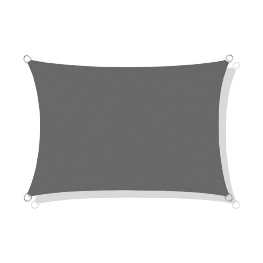 4x3 m Vela ombreggiante Impermeabile Grigio Tenda da Giardino - Foto 1