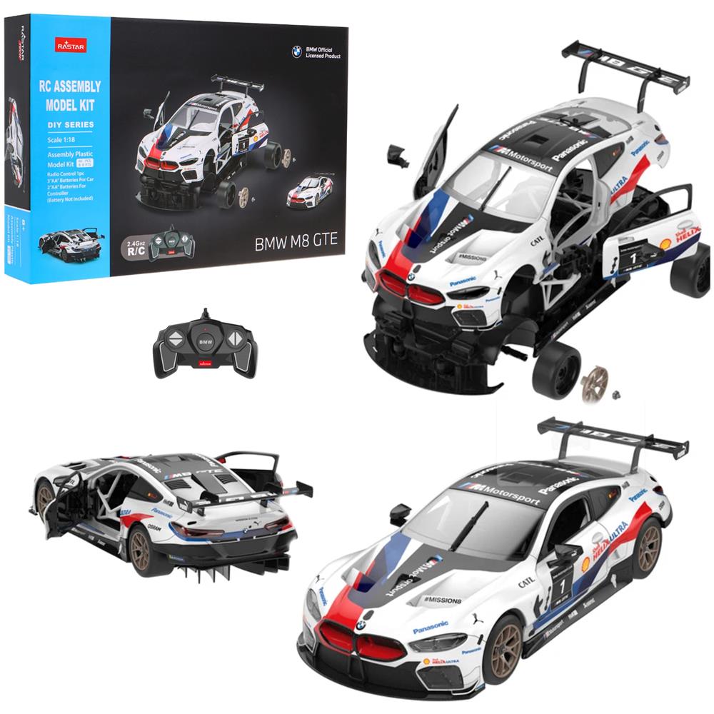 Auto telecomandata RC BMW M8 GTE per montaggio 1:18 - Foto 1