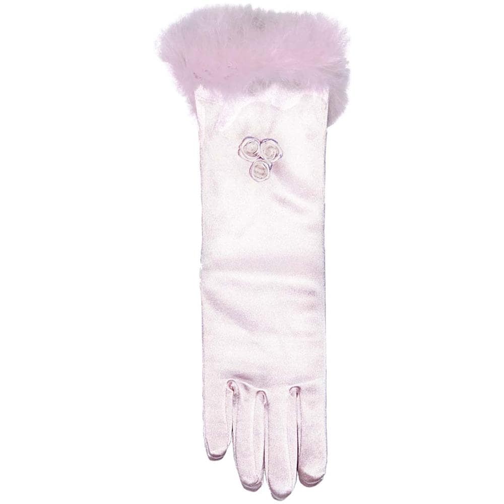 Guanti Rosa Da Principessa Per Bambina Taglia Unica - Foto 2