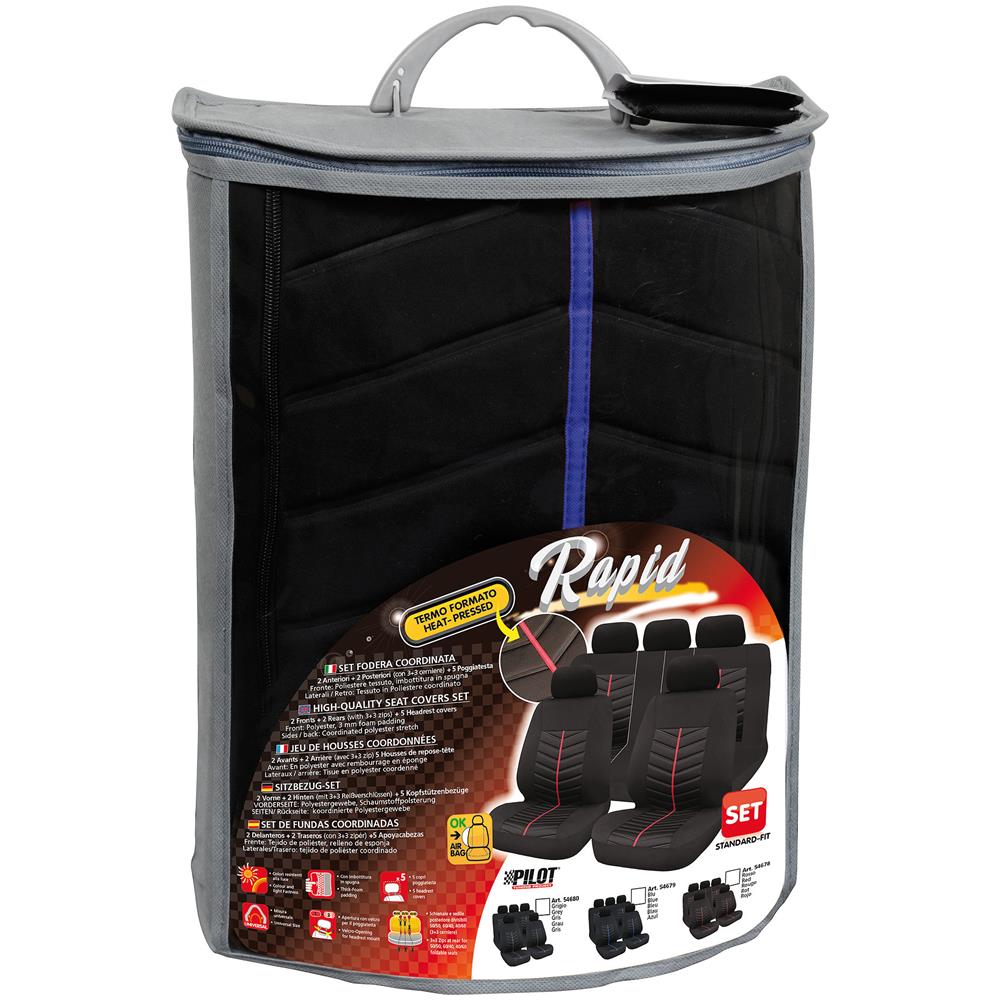 Set Fodere Rapid Nero / blu - Foto 6