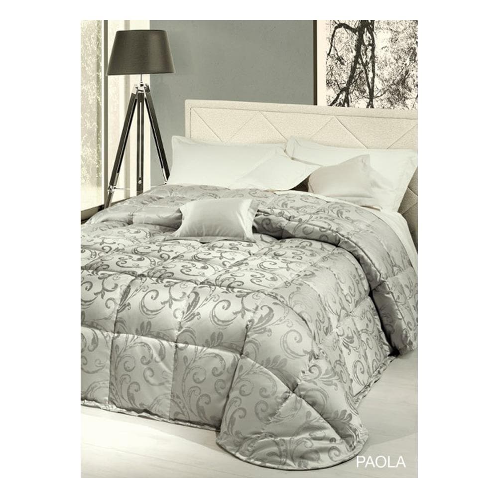 Trapunta Invernale Disegno Paola Imbottitura 50% Piumino 50% Piumette Piazza E Mezza Paola - Foto 1
