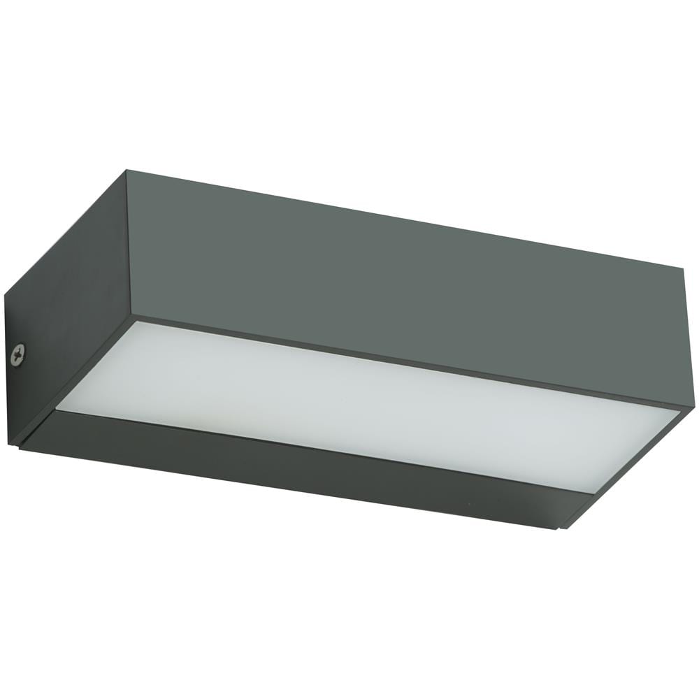 Kaori Applique Led Rettangolare Da Esterno, Con Finitura Antracite 12w - Foto 3