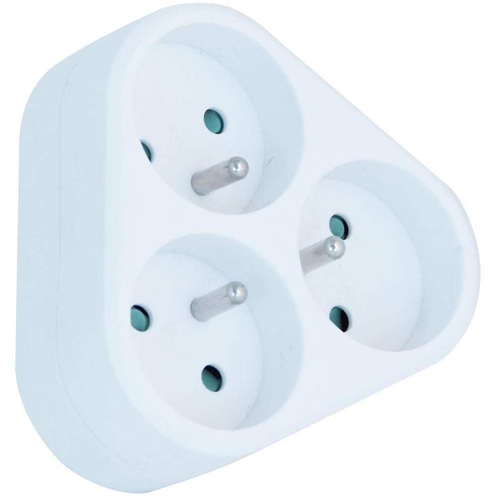 Multipresa 3 Prese Elettriche 3x16a Standard Francese - Foto 1