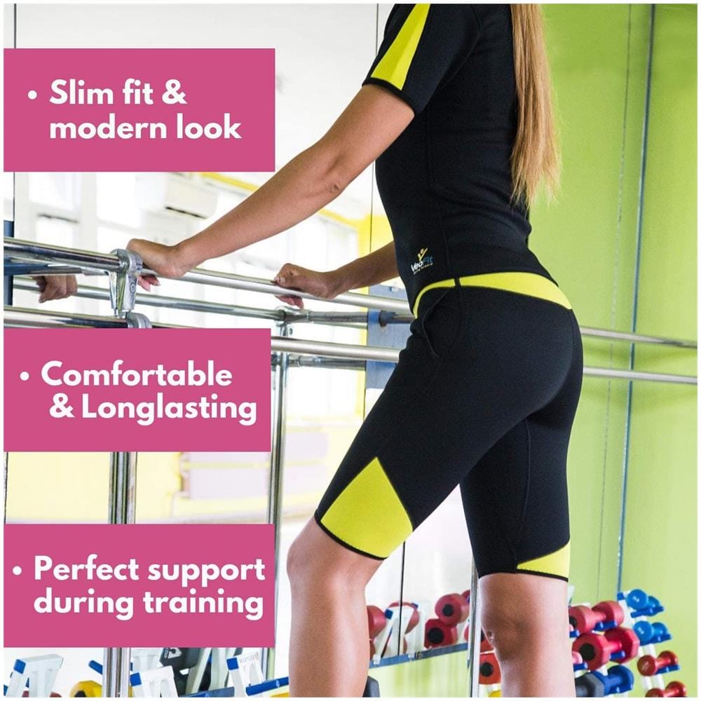 Pantaloncini Per Sudorazione Dimagranti Donna - Pancia Piatta, Cosce Snelle E Glutei Tonificati - S - Foto 2