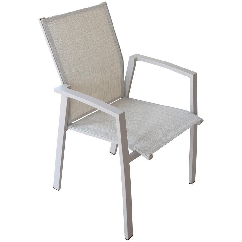 Jerri - Set Tavolo In Alluminio Cm 90/180 X 90 X 75 H Con 6 Poltrone Lotus - Foto 4