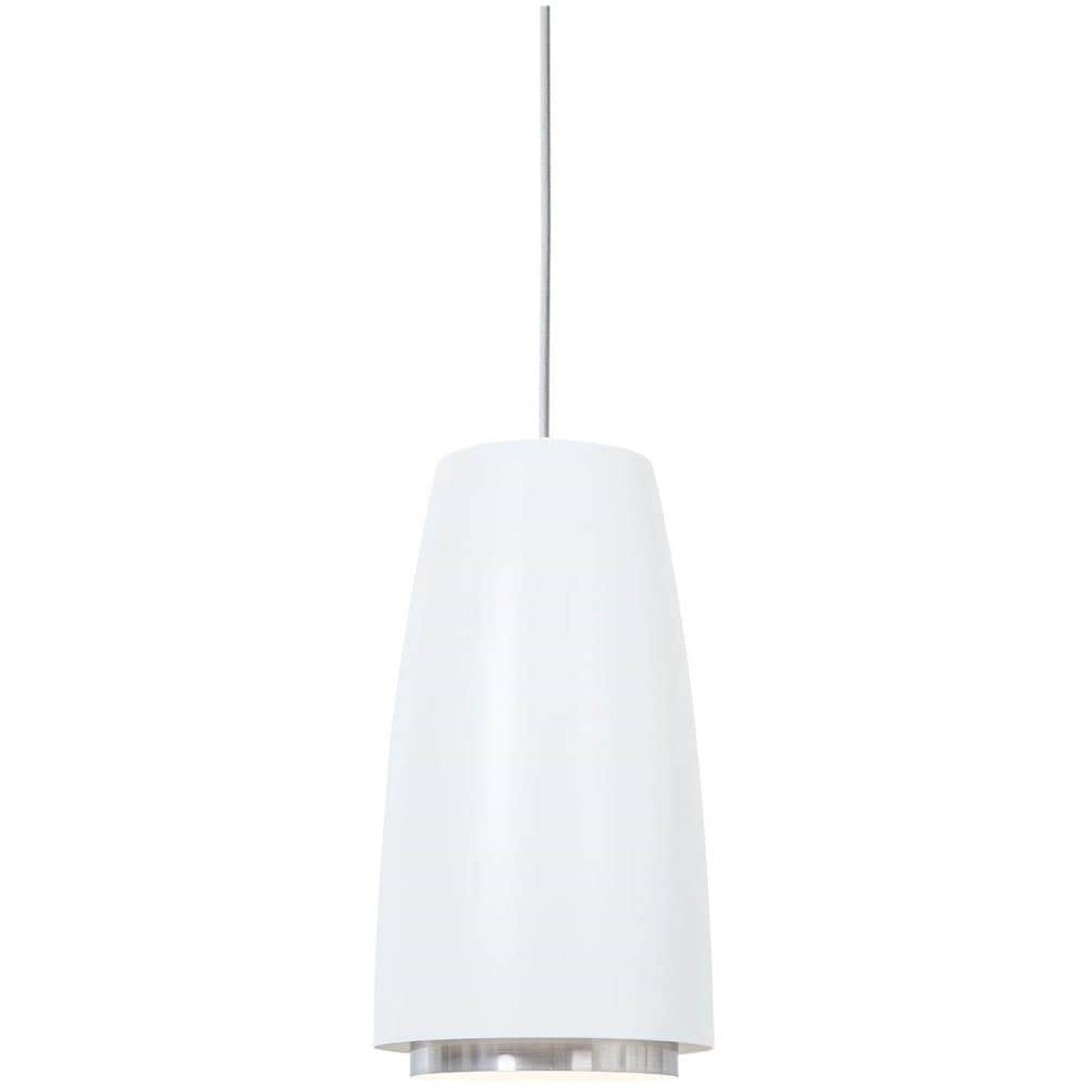Sospensione 1 Luce Da Soffitto Bianco Opaco, E27 - Foto 1