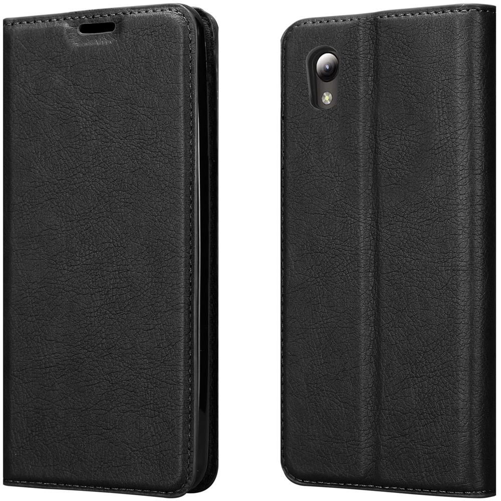 Custodia Compatibile Con Zte Blade L8 In Nero Di Notte - Coperchio Protettiva Con Chiusura Magnetica, Funzione Stand E Tasca Per Le Carte - Foto 8