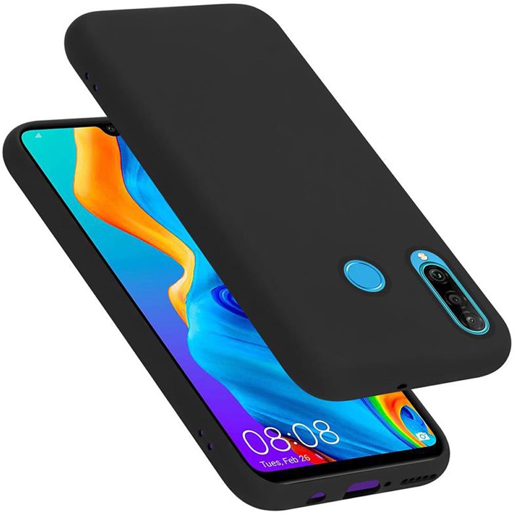 Custodia Compatibile Con Huawei P30 Lite In Liquid Nero - Coperchio Protettivo In Silicone Tpu Flessibile - Foto 1