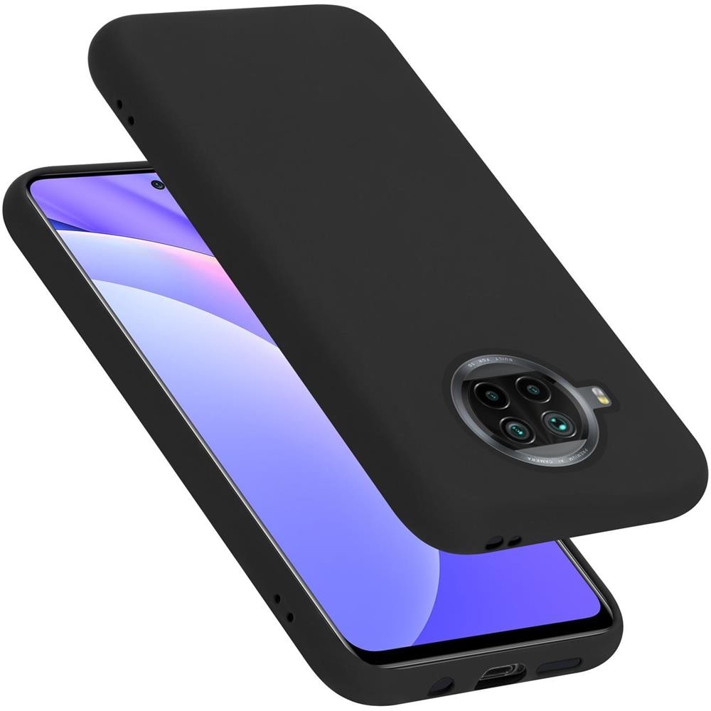 Custodia Compatibile Con Xiaomi Mi 10t Lite In Liquid Nero - Coperchio Protettivo In Silicone Tpu Flessibile - Foto 1