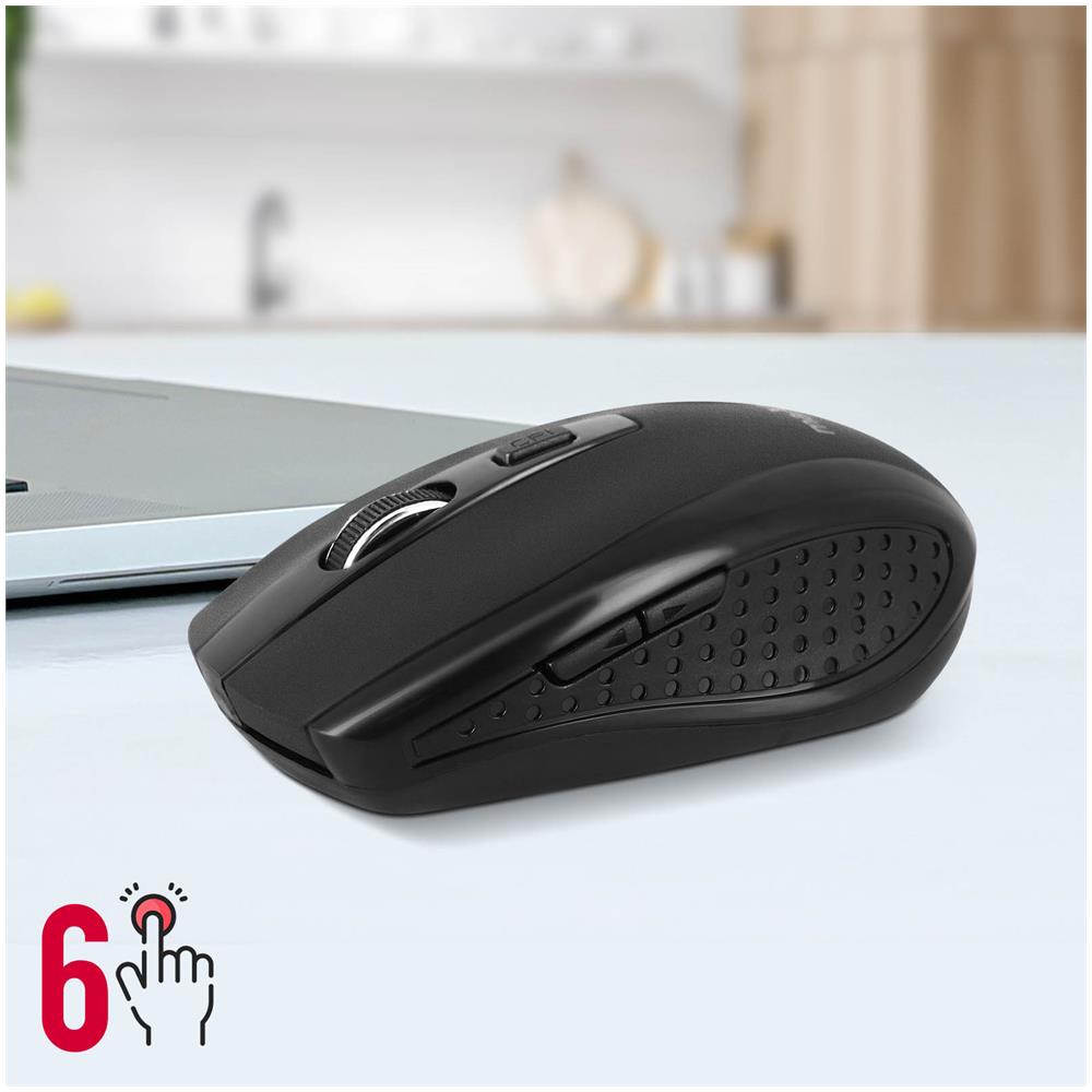 Mouse Wireless Bluetooth 6 Tasti 4 Velocità Dpi Mxhm-02 Nero - Foto 5