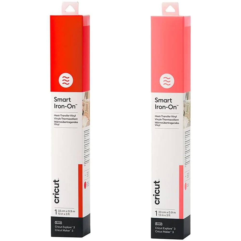 2 Vinili Termoadesivi 90 X 33 Cm - Rosa, Rosso - Foto 1