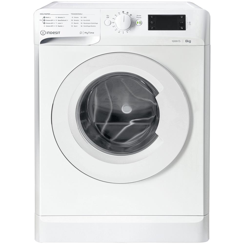 Lavatrice Slim MTWSE 61251 W IT 6 Kg Classe F Centrifuga 1200 giri - Foto 1