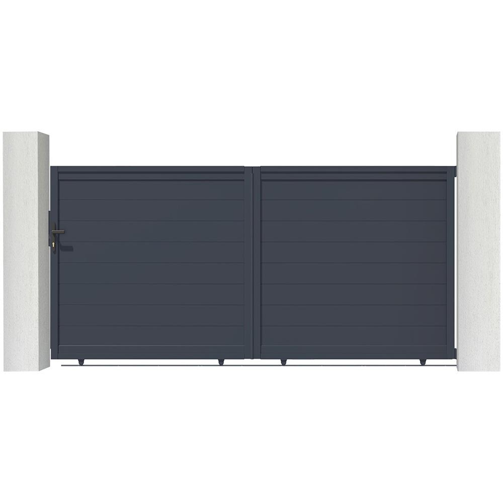 Cancello Scorrevole In Alluminio 3m Eiger 300c140 - Foto 1