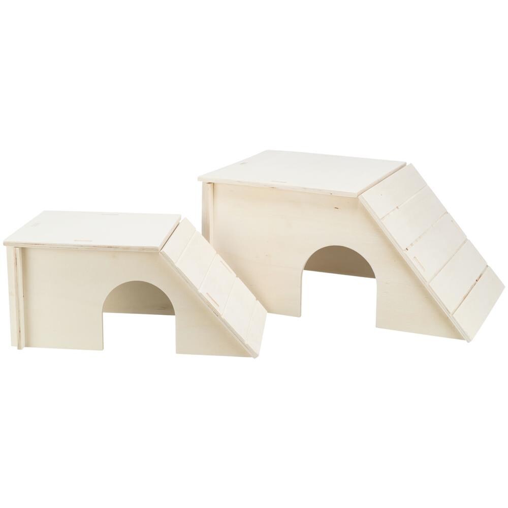 61242 gabbia e habitat per animali di piccola taglia Coniglio nano, Porcellino d'india Legno - Foto 1