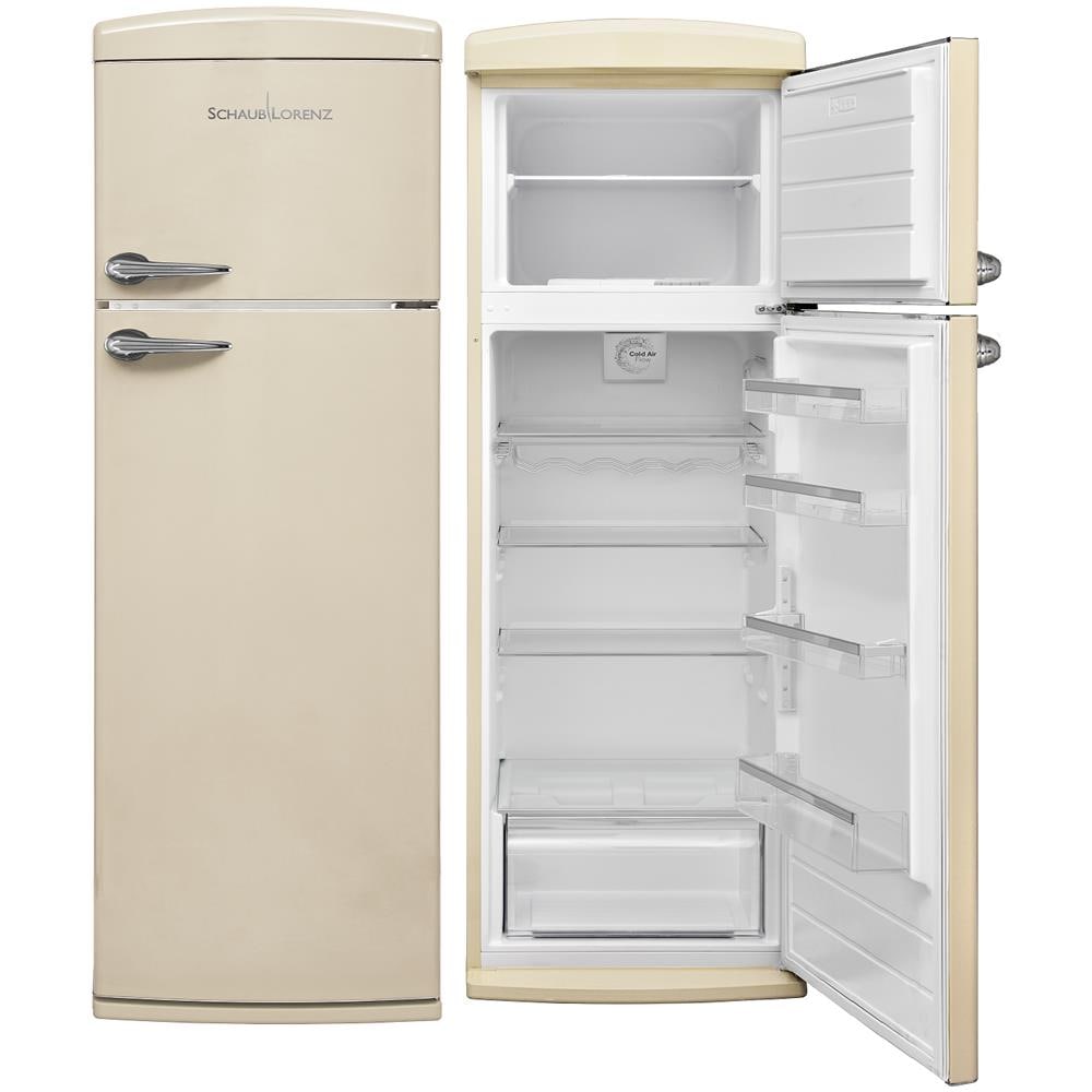 Frigorifero Doppia Porta SVDP325BE Ventilato Classe Energetica F Retrò Colore Beige - Foto 1