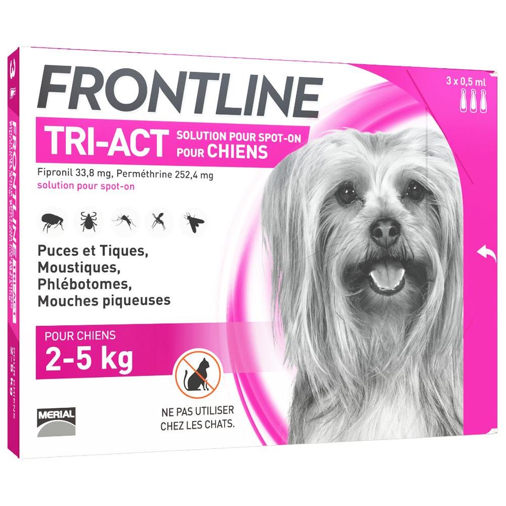 Tri-act Spot-on Chien De 2-5kg 3 Pipette Da 0,5 Ml - Foto 1