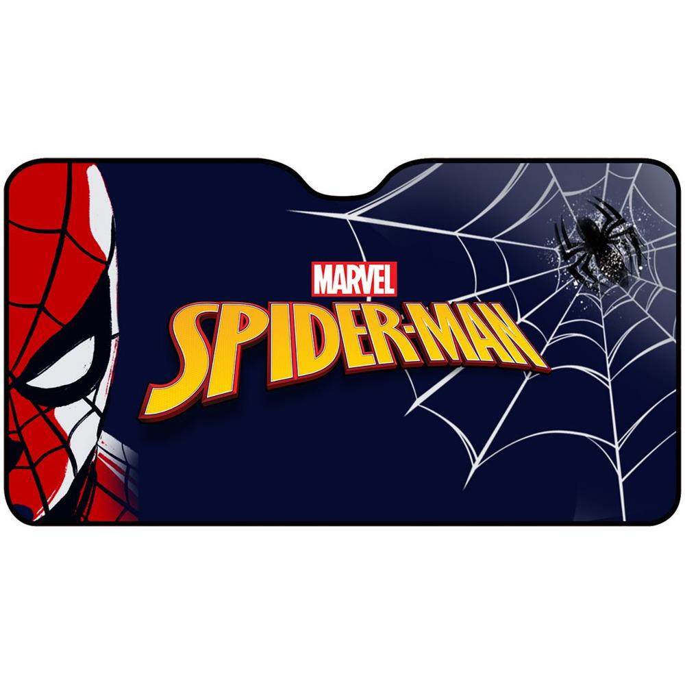 Parasole Anteriore Parabrezza Auto Spiderman 130x70cm Uomo Ragno Cartoni - Foto 1