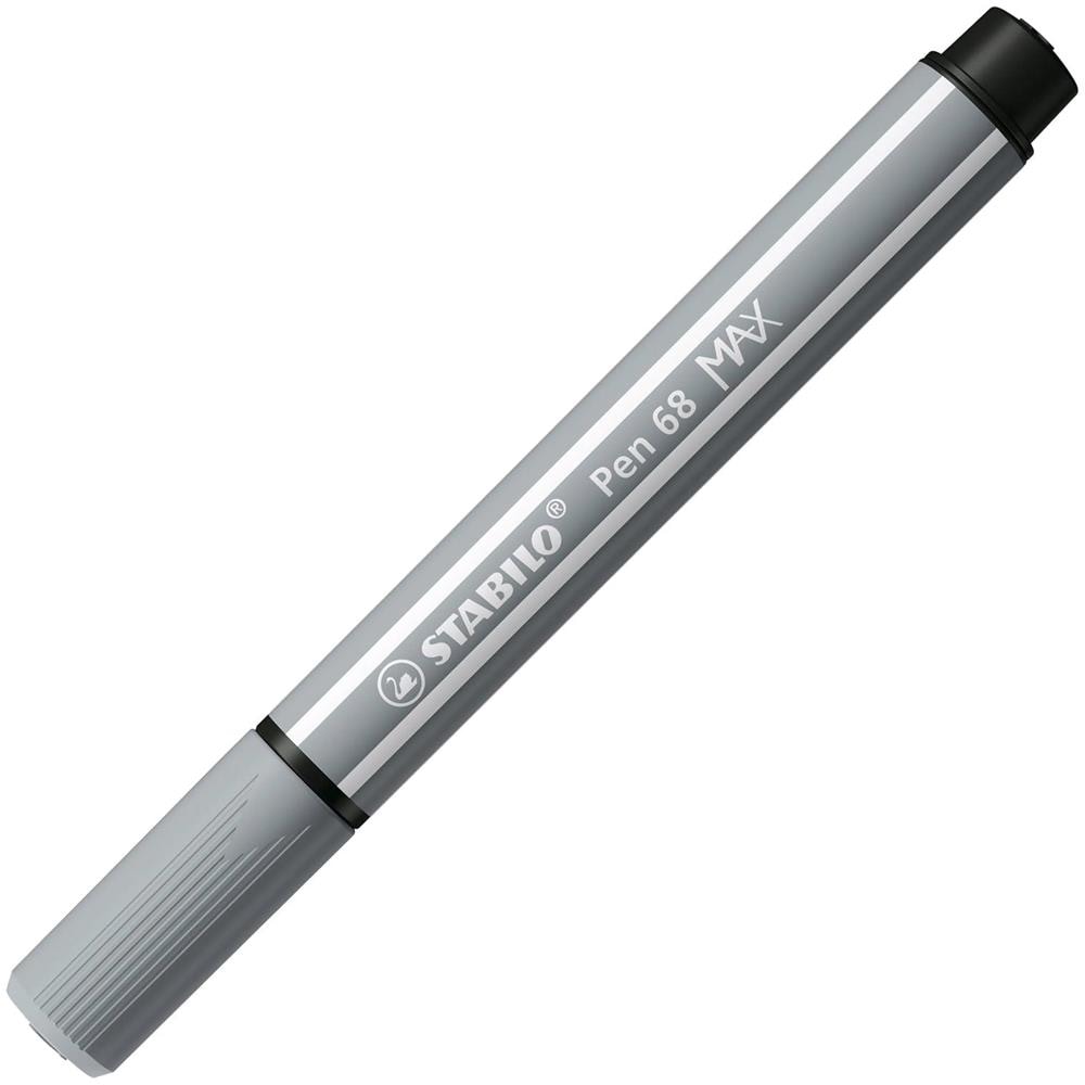 Pen 68 MAX - Pennarello Premium a tratto doppio (1 + 5 mm) - Confezione da 5 - Grigio Freddo Medio - Foto 2