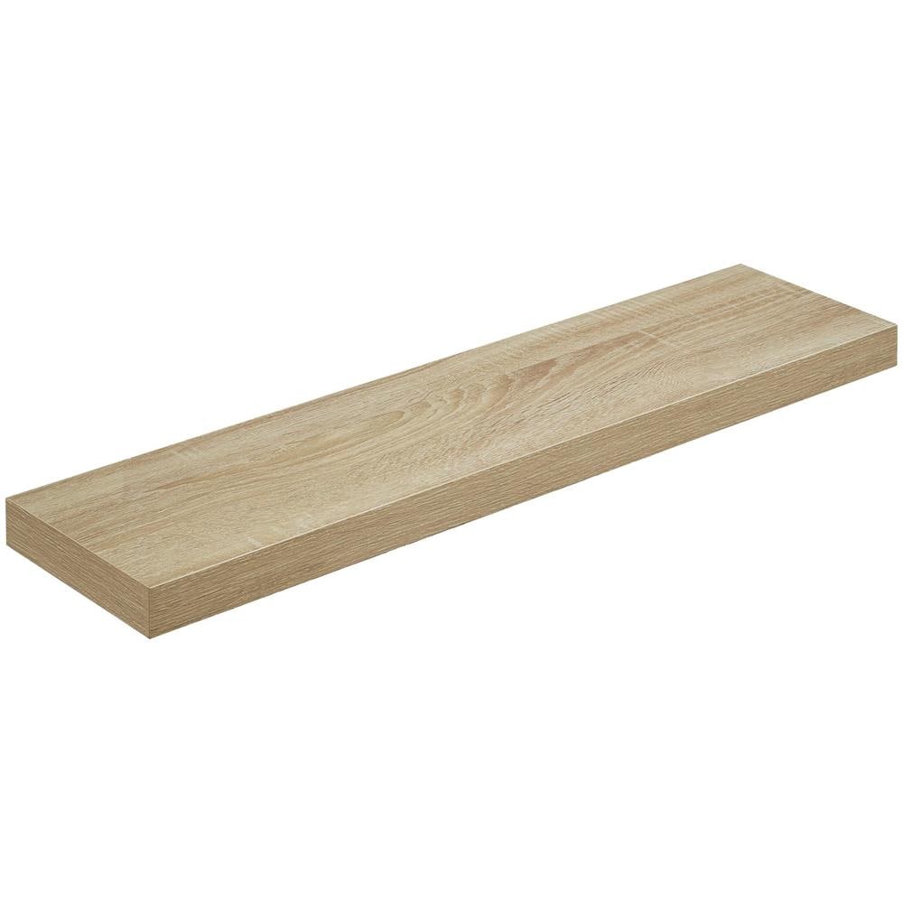 Mensola da parete 80 cm - Design galleggiante in rovere Sonoma - Foto 1