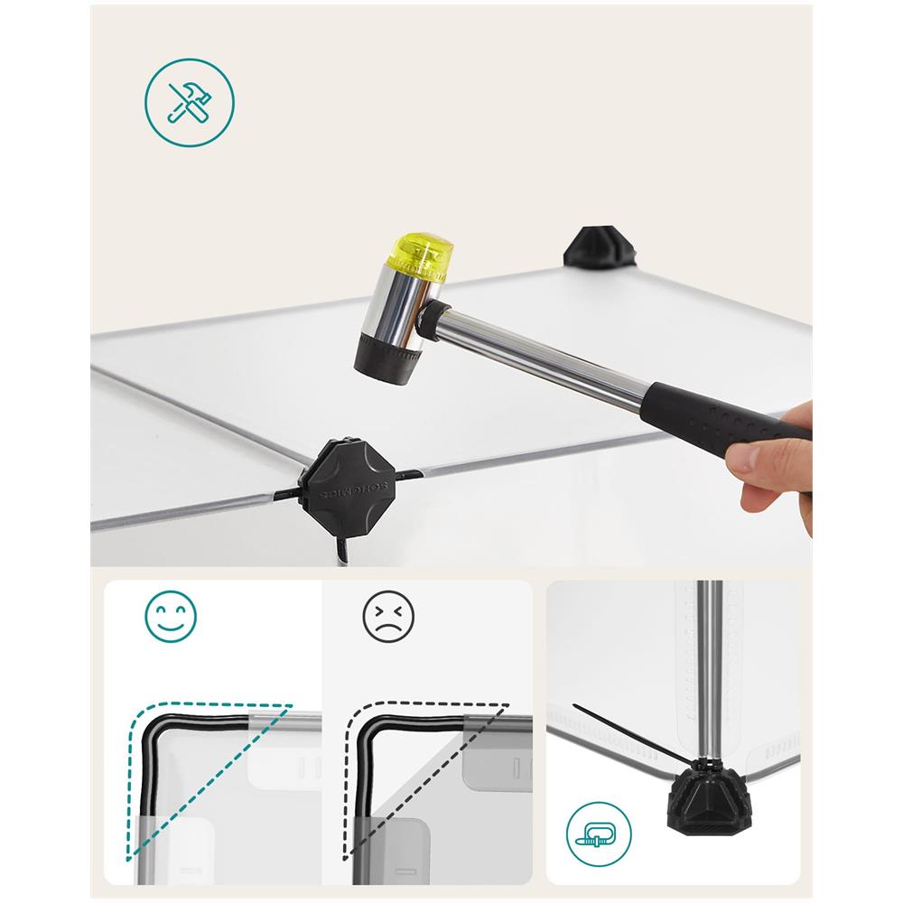 Recinto in miniatura VALORA per conigli, porcellini d'India e criceti - LPC02W - Foto 7