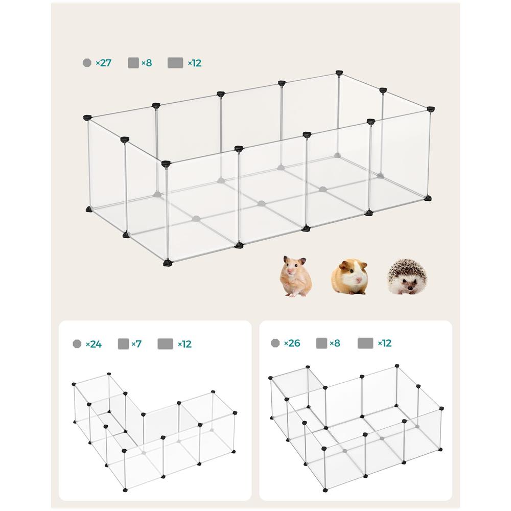 Recinto in miniatura VALORA per conigli, porcellini d'India e criceti - LPC02W - Foto 2