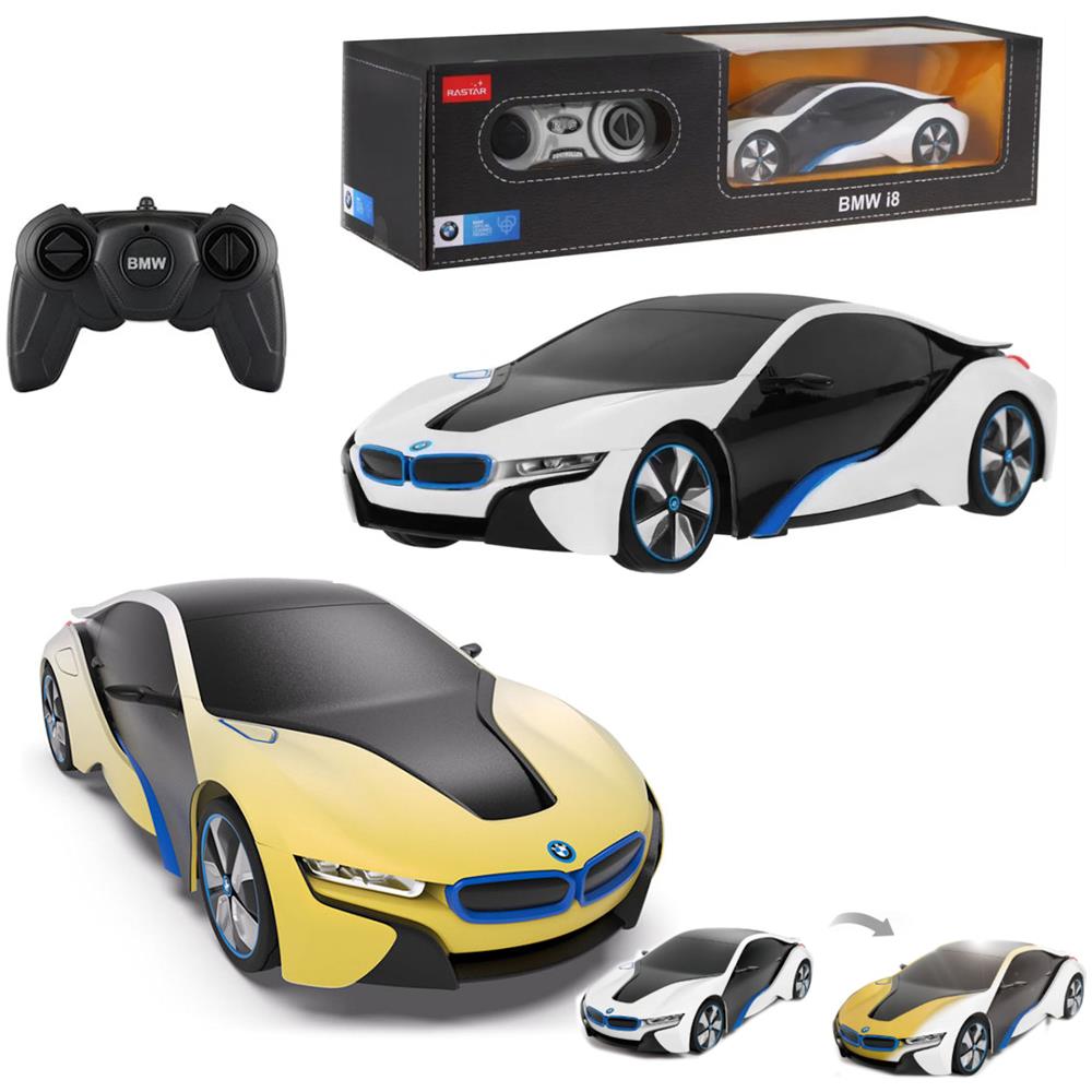 Auto telecomandata RC LED BMW i8-UV Cambio Colore 1:24 - Foto 1