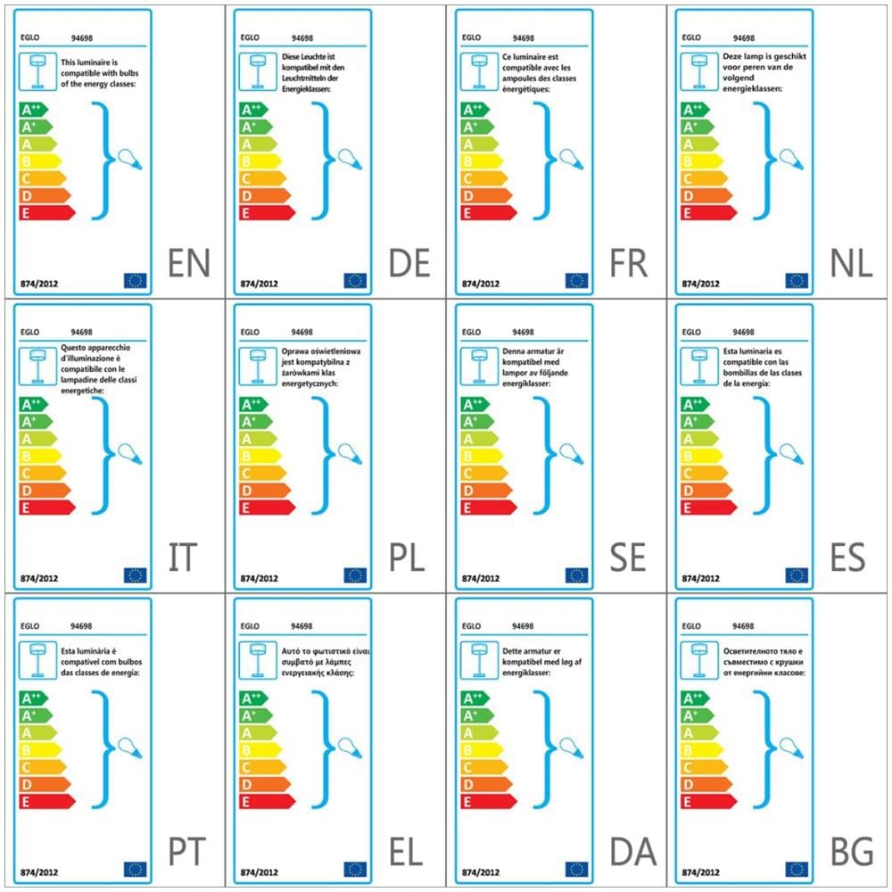Borgillio 94698 Lampada Da Terra Nera - Foto 2