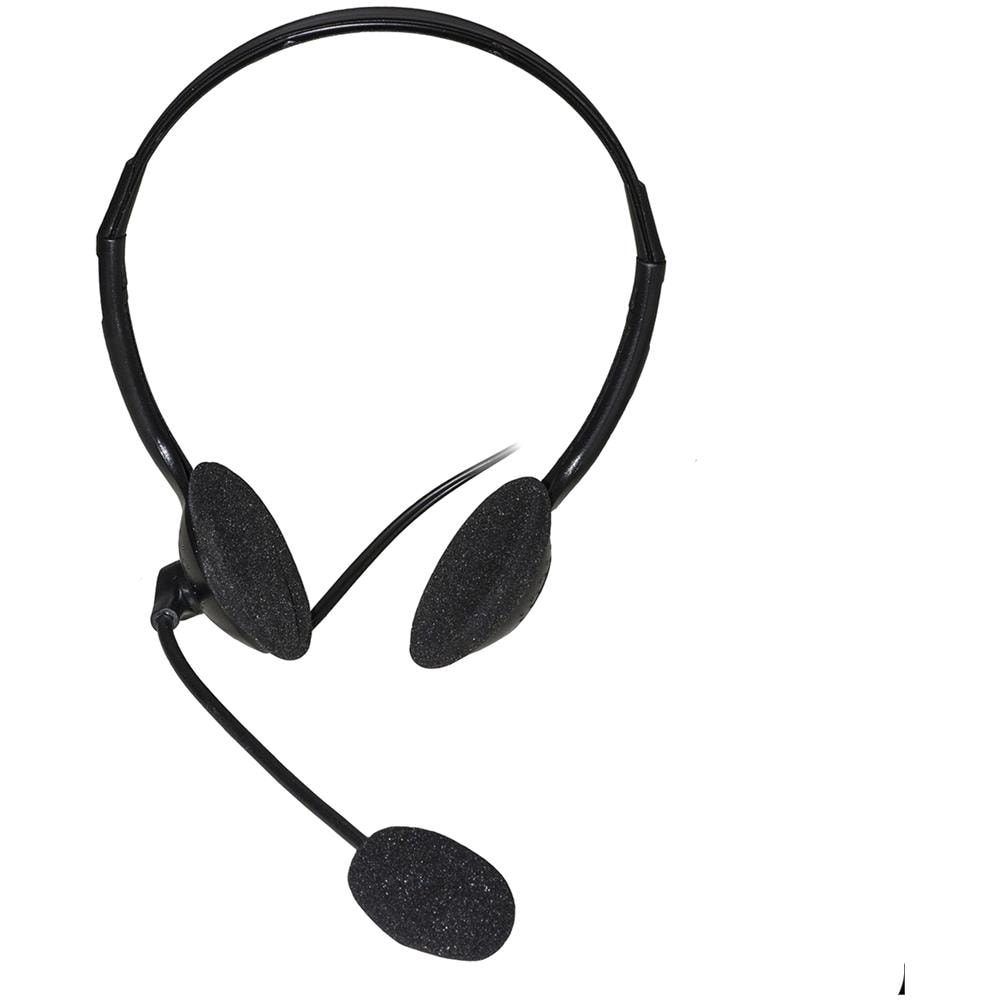 Cuffia Con Microfono Orientabile, Connettore 1 X 3,5 Mm E Controllo Volume - Foto 1