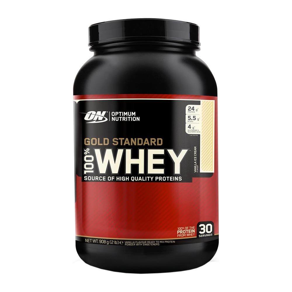 100% Whey Gold Standard 2 Lbs (908g) Proteine Massa Muscolare-french Vanilla Crème - Foto 1