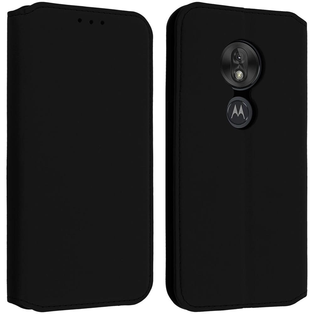 Custodia Motorola Moto G7 Play Portacarte Funzione Supporto Nero - Foto 1