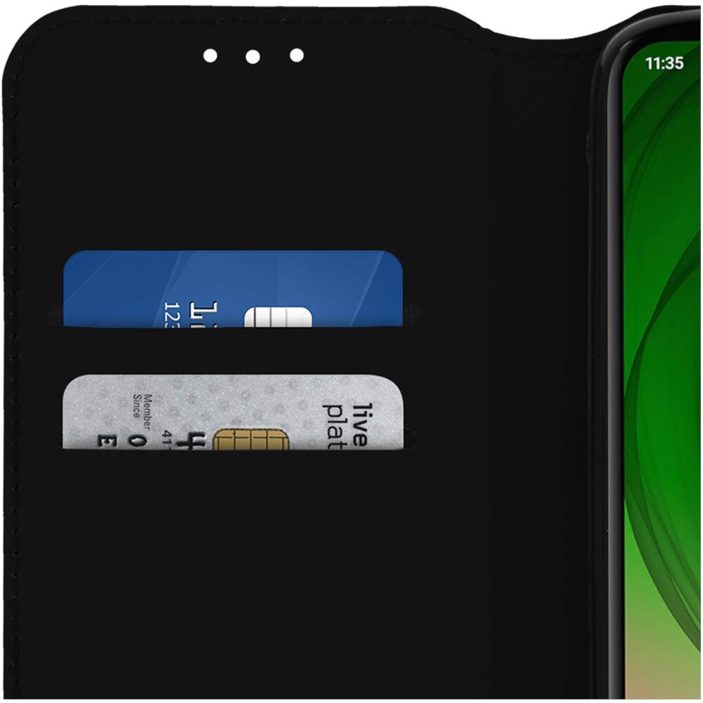 Custodia Motorola Moto G7 Play Portacarte Funzione Supporto Nero - Foto 5