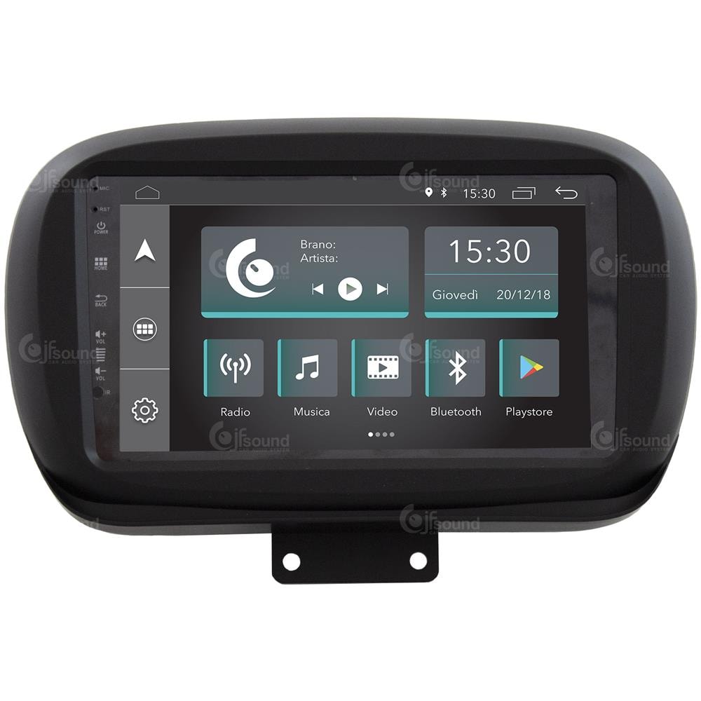 Autoradio Custom Fit Fiat 500x Android Gps Bluetooth Wifi Dab Usb Full Hd Touchscreen Display 9” - Foto 1