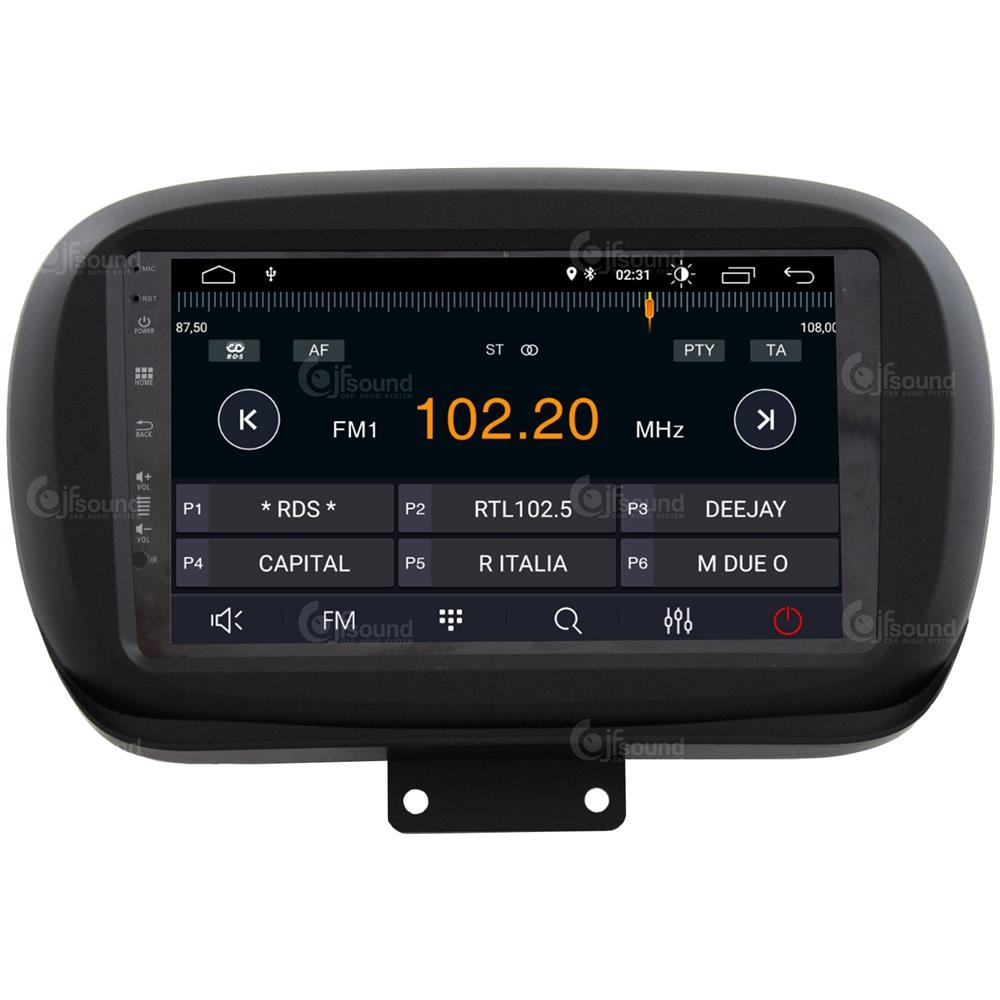 Autoradio Custom Fit Fiat 500x Android Gps Bluetooth Wifi Dab Usb Full Hd Touchscreen Display 9” - Foto 3
