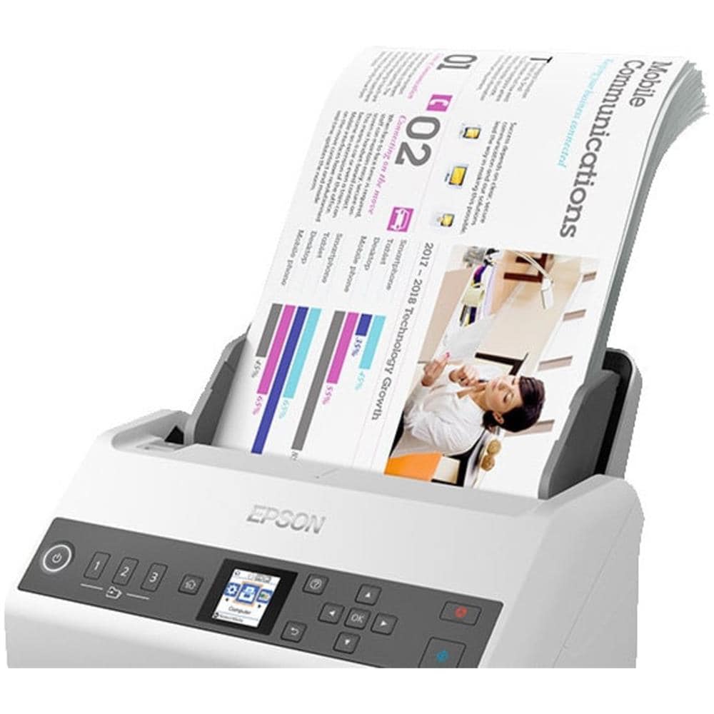 Scanner a Colori WorkForce DS-730N A4 600 x 600 DPI 40 ppm Ethernet / USB 2.0 - Foto 2