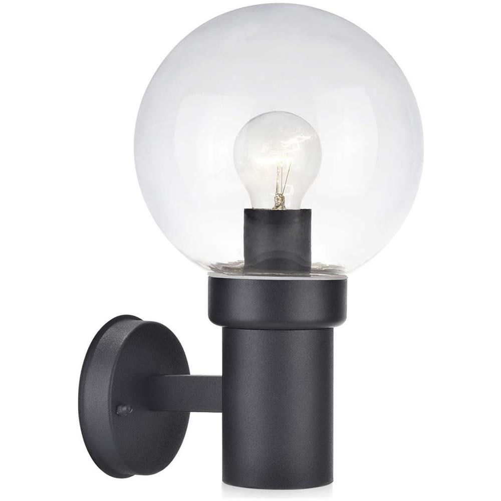 Applique Da Esterno 1 Luce Nero Ip44, E27 - Foto 5