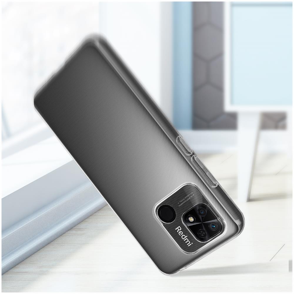 Cover Xiaomi Redmi 10c Silicone Flessibile Sottile Leggero Trasparente - Foto 2